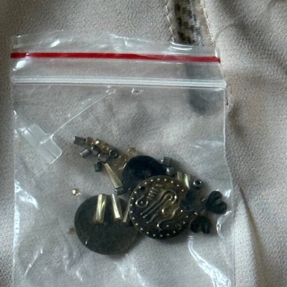 Sundance Champagne Dreams Damask Burnout Velvet Beaded Shift Lined Dress 10 NWT - Picture 16 of 16